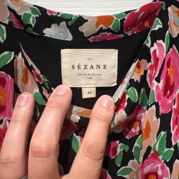 Sézane Coline Background Flowers Dress - Picture 7 of 9